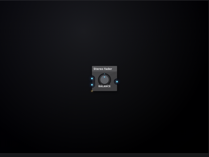 Stereo fader