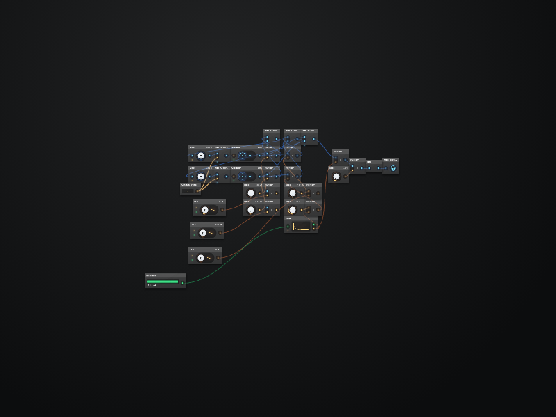 2 Oscillator FM Drum Machine with Wavefolder