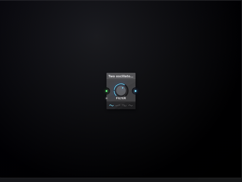 Two oscillator synth