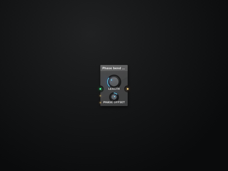 Phase bend oscillator