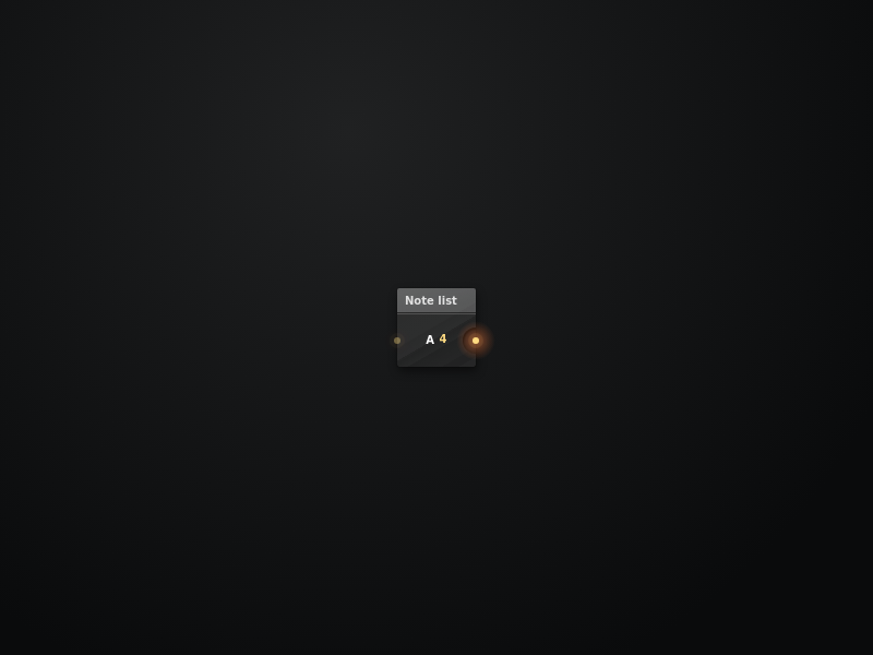 Note list