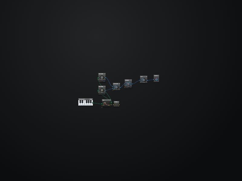 CoonaHS two Osc ADSR Lesson