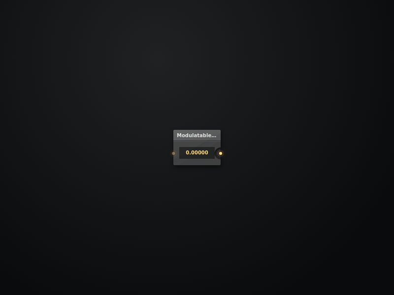 Modulatable constant param