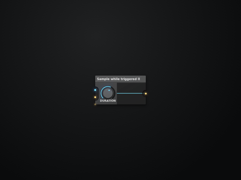 Sample while triggered II